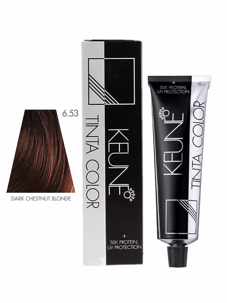 Keune Tinta Hair Color 6.53 Dark Chestnut Blonde – Rich & Long-Lasting