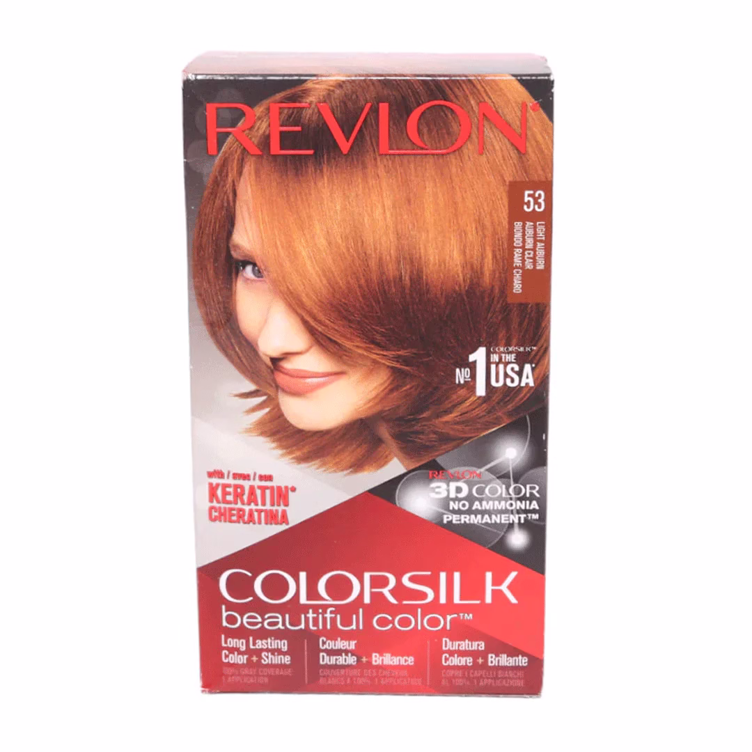 Revlon Silk Permanent Hair Color – 53 Light Auburn