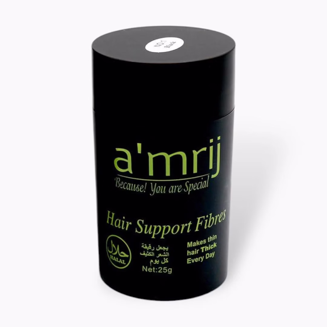 Amrij Cosmetics Black Hair Support Fibers – Instant Volume