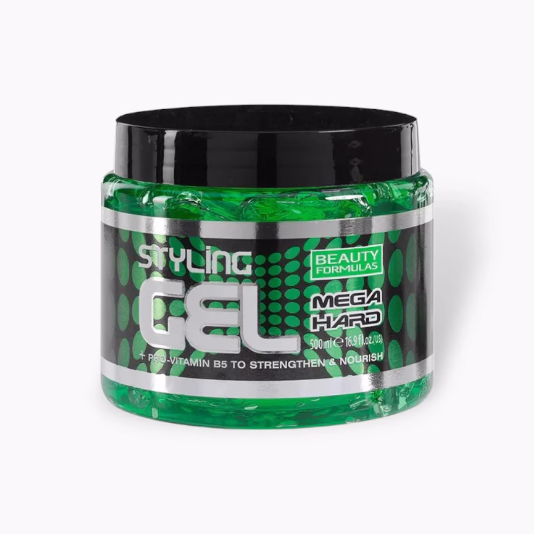 Beauty Formulas Pro Styling Gel – Mega Hard Green 500ml