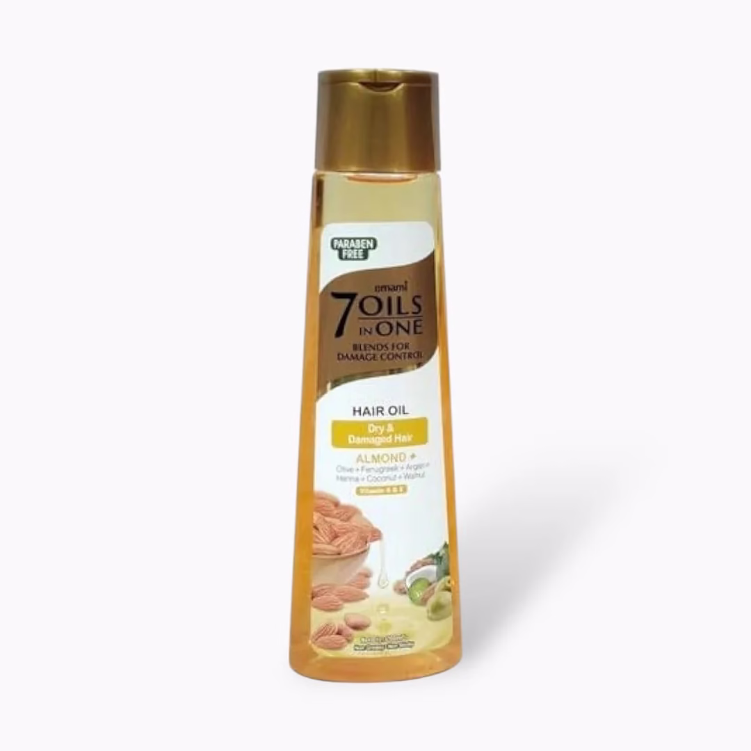 Emami 7 In 1 Almond Hair Oil – 50ml for Nourished, Strong Hair