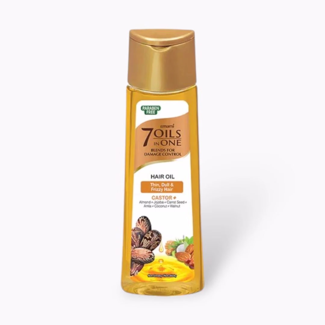 Emami 7 In 1 Castor Hair Oil 50ml – Strengthen & Nourish Your Hair