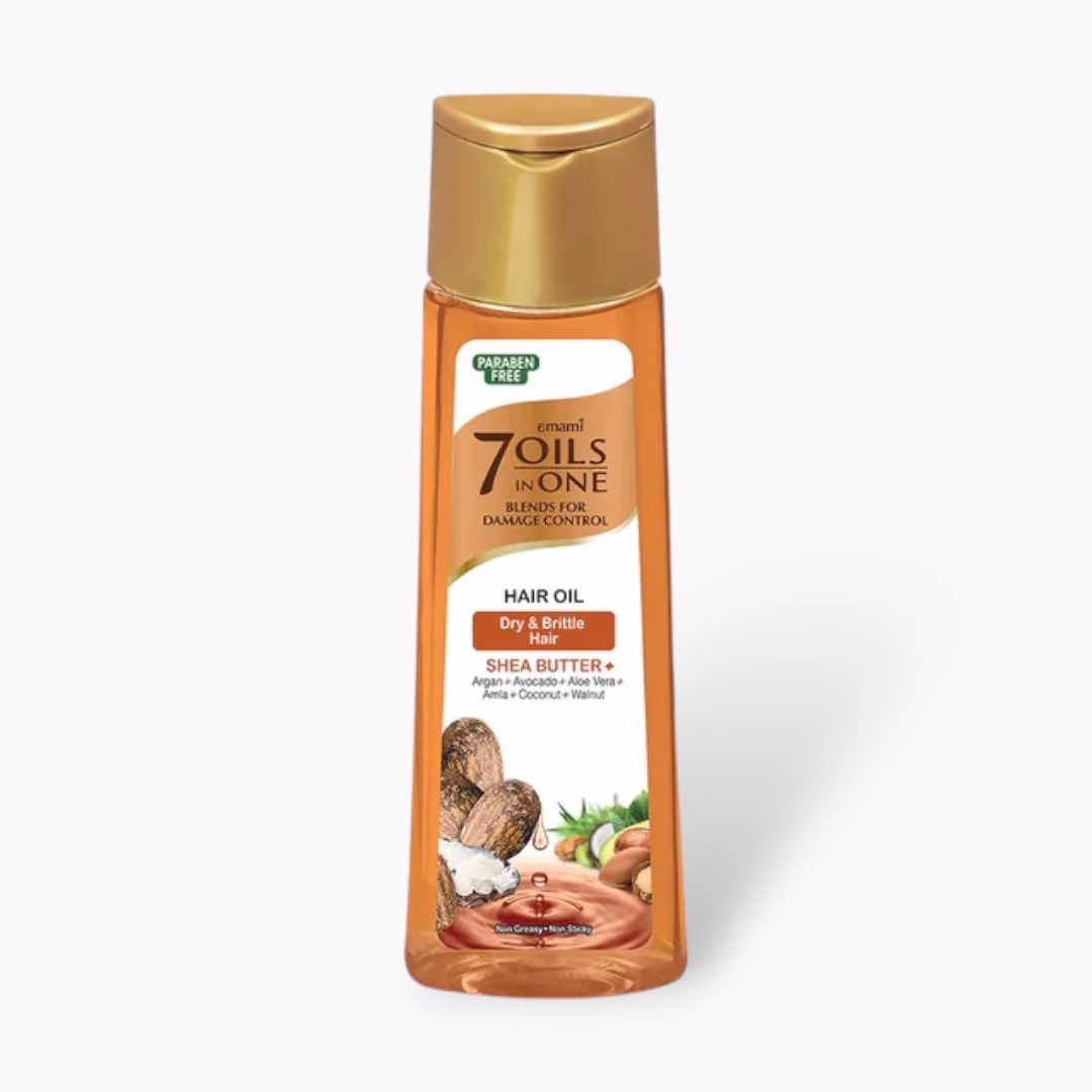 Emami 7 In 1 Shea Butter Hair Oil – 100ml for Nourished, Strong Hair