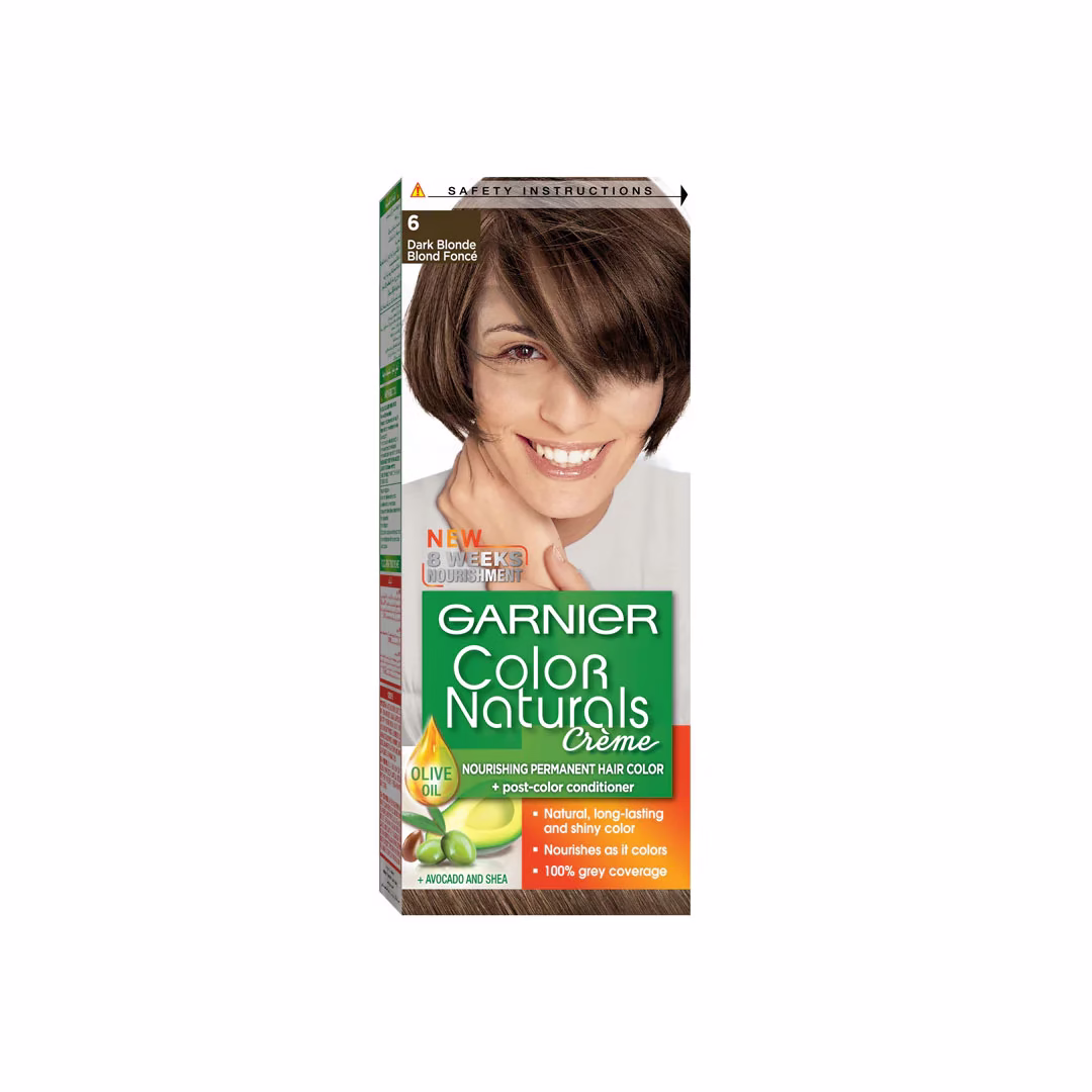 Garnier Color Naturals Dark Blonde 6 – 60ml + 40ml Hair Color Combo