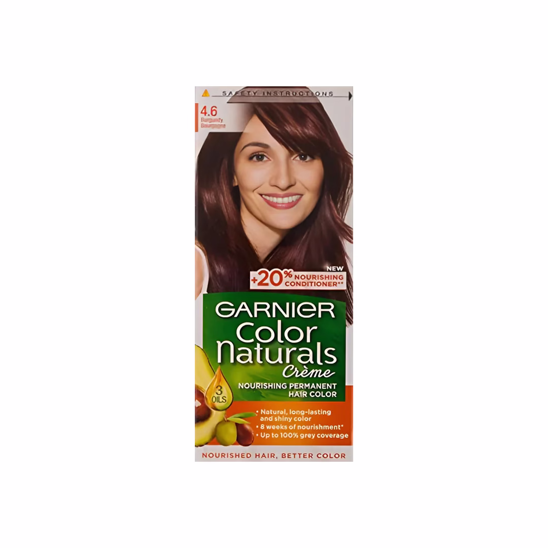 Garnier Color Naturals 4.6 Burgundy – Vibrant Nourished Hair Color