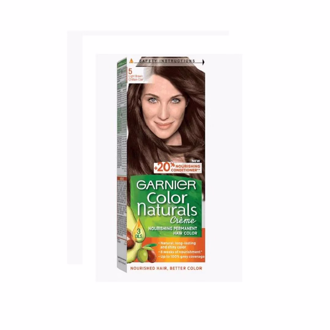 Garnier Color Naturals 5 Brown Natural – Permanent Hair Dye