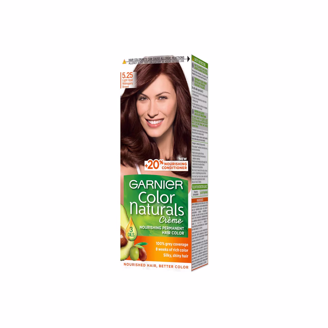 Garnier Color Naturals Hair Color 5.25 – Light Opal for Vibrant, Long-Lasting Hair