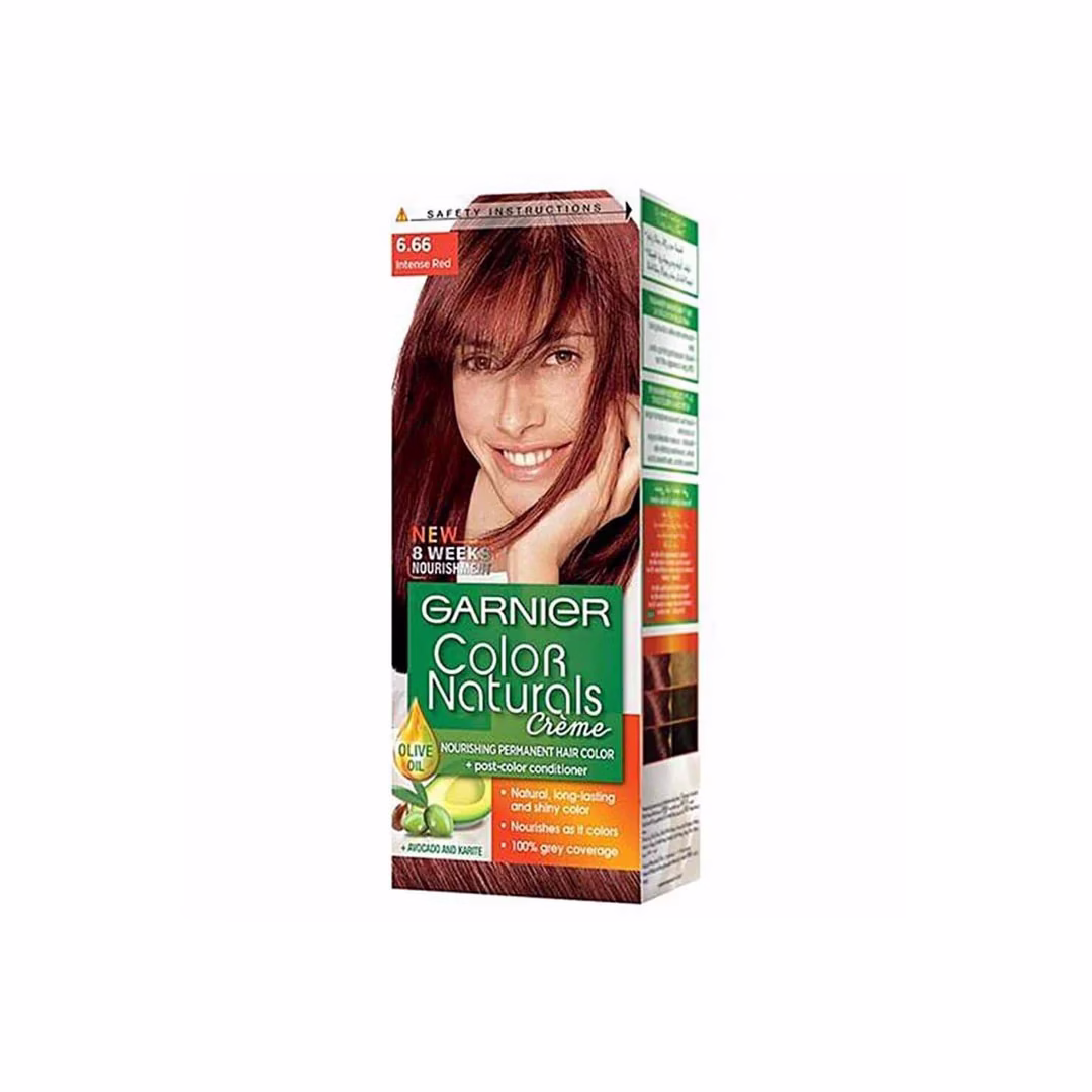 Garnier Color Naturals Intense Red 6.66 – Nourishing Hair Color