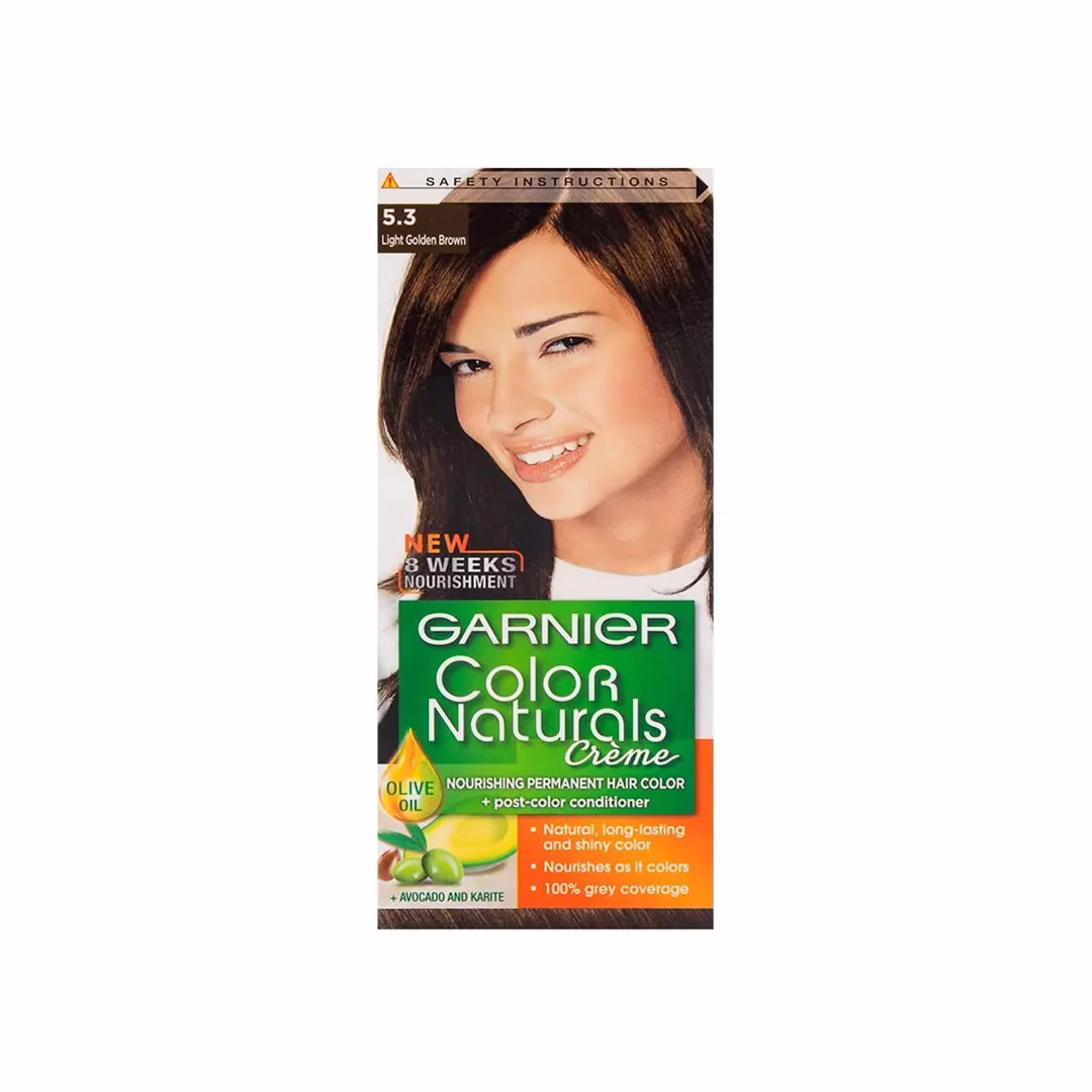 Garnier Color Naturals Hair Color – 5.3 Light Golden Brown