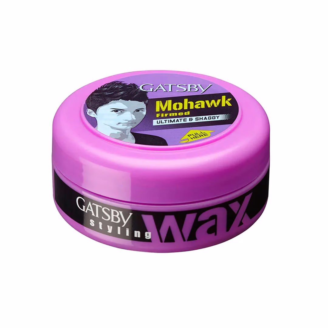 Gatsby Ultimate & Shaggy Styling Wax Pink – 75g Natural Look