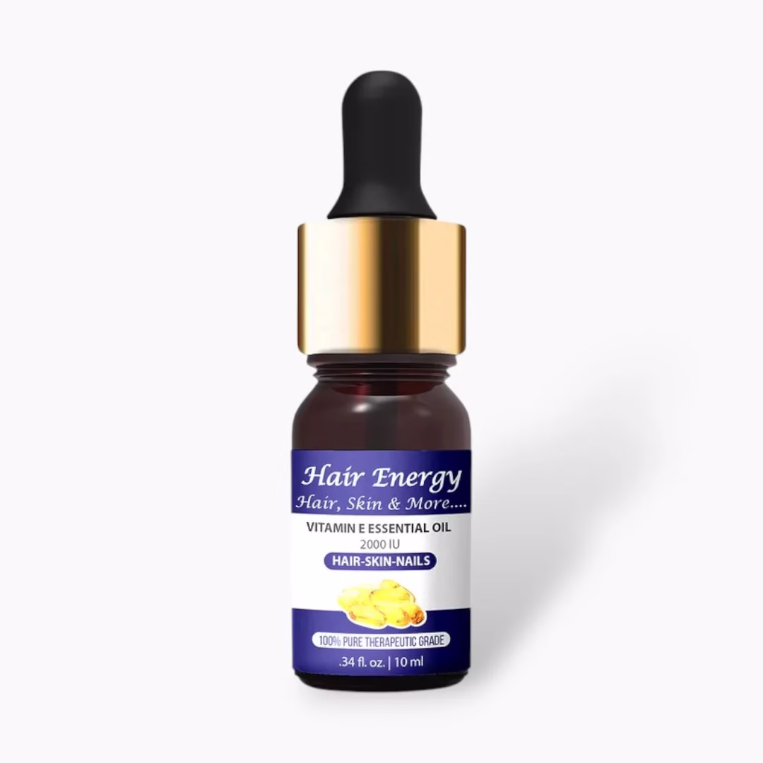 Hair Energy Essential Vitamin E Oil 10ml – Nourishment and Strength