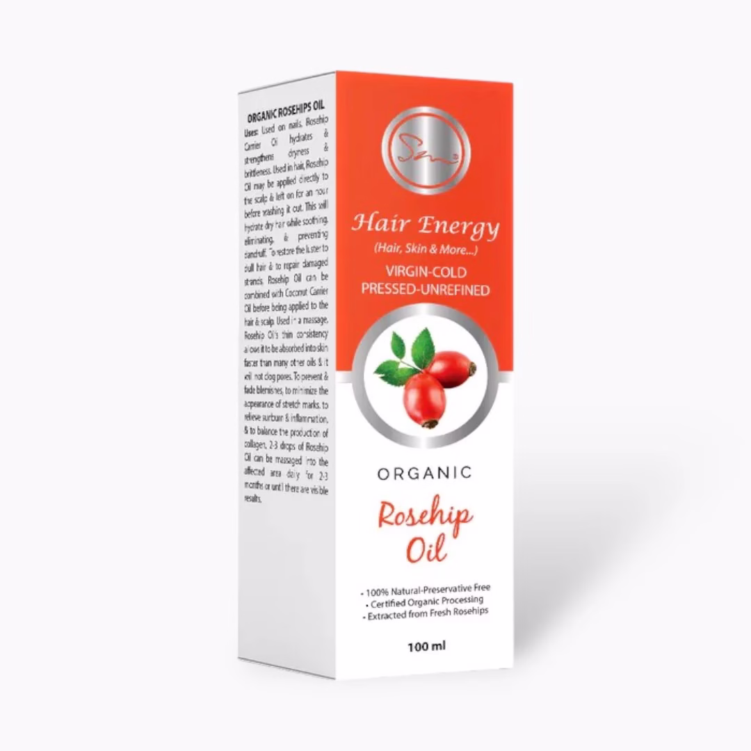 Hair Energy Rosehip Hair Oil 100ml – Nourish and Restore Healthy Shine