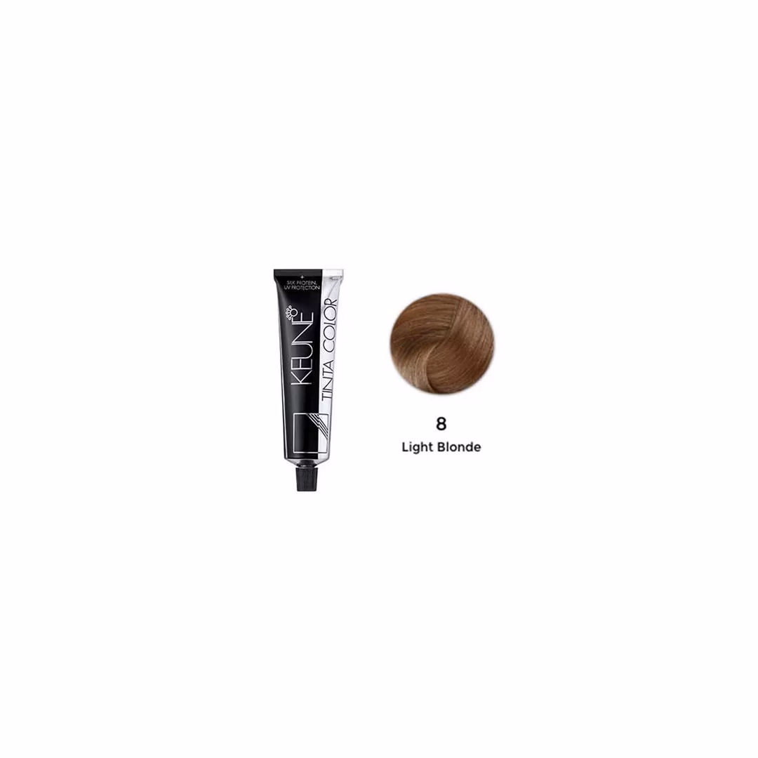 Keune Professional Hair Color – Shade 8 Light Blonde