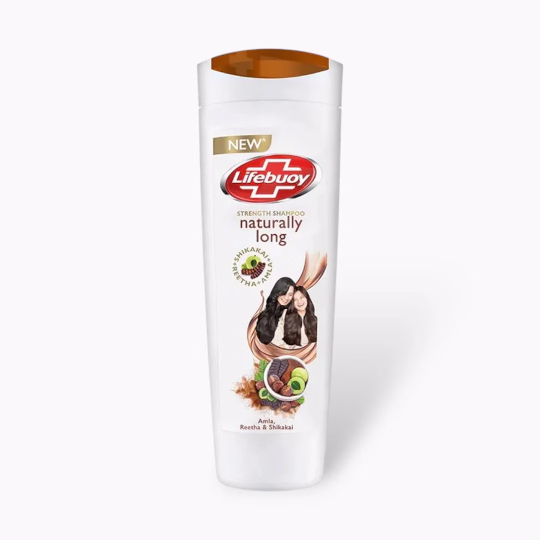 Lifebuoy Naturally Long Shampoo 370ml – Strengthen and Promote Hair Growth