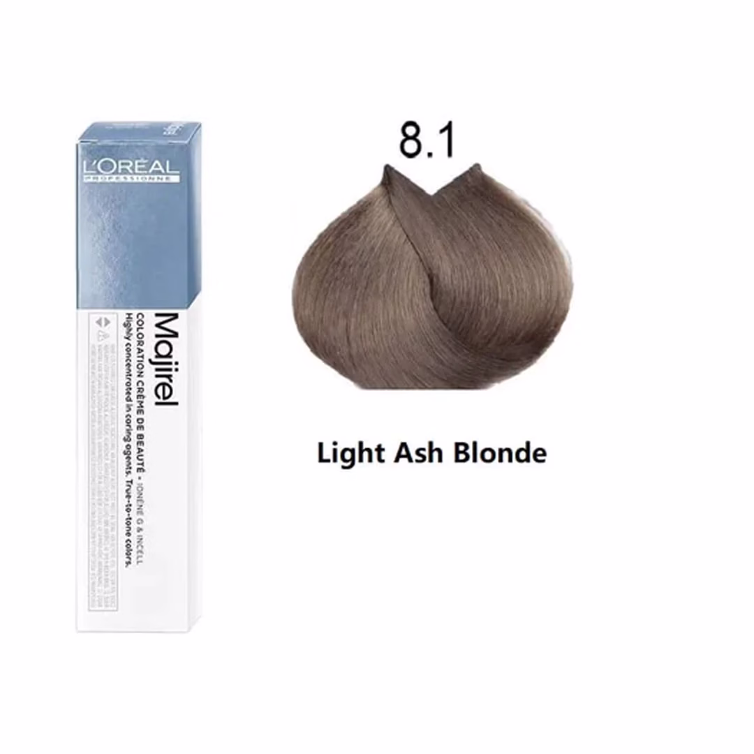L’Oréal Professionnel Majirel Hair Color 8.1 – Light Ash Blonde with Natural Shine