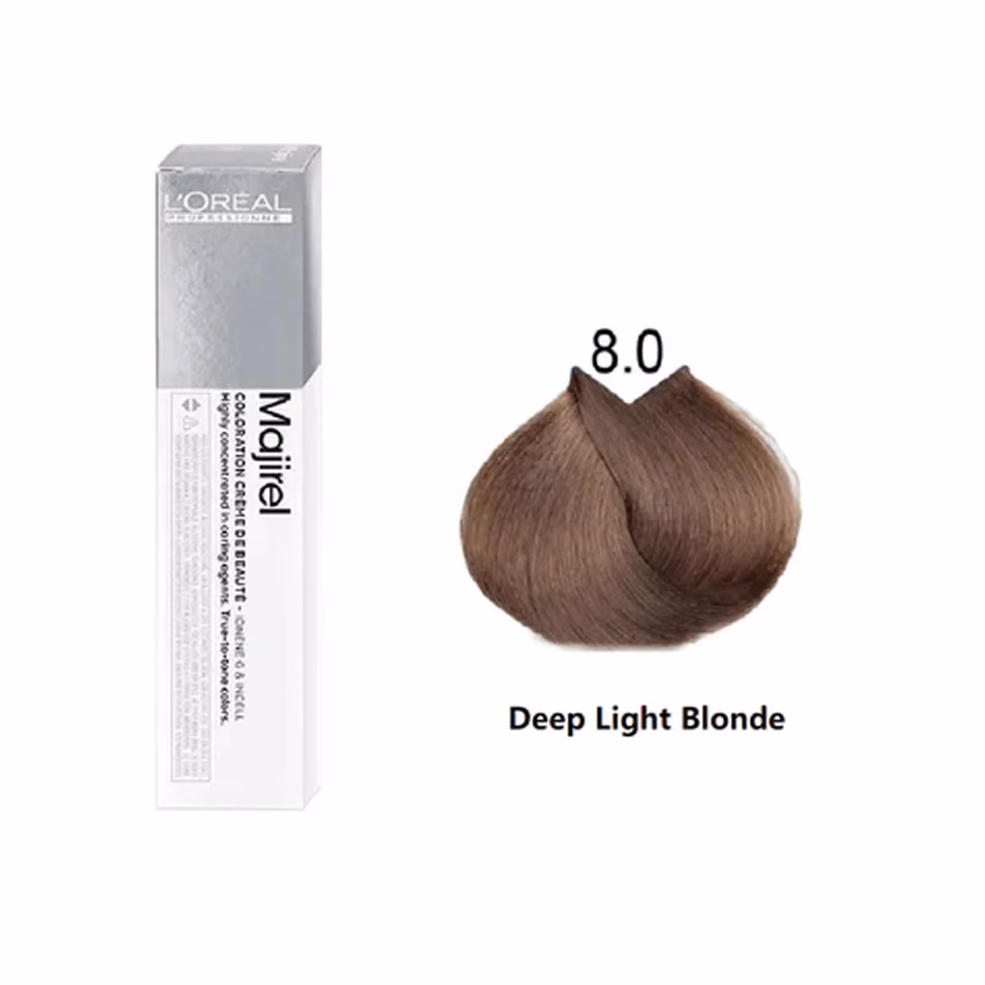 Loreal Majirel 8.0 Hair Color – Professional Deep Light Blonde