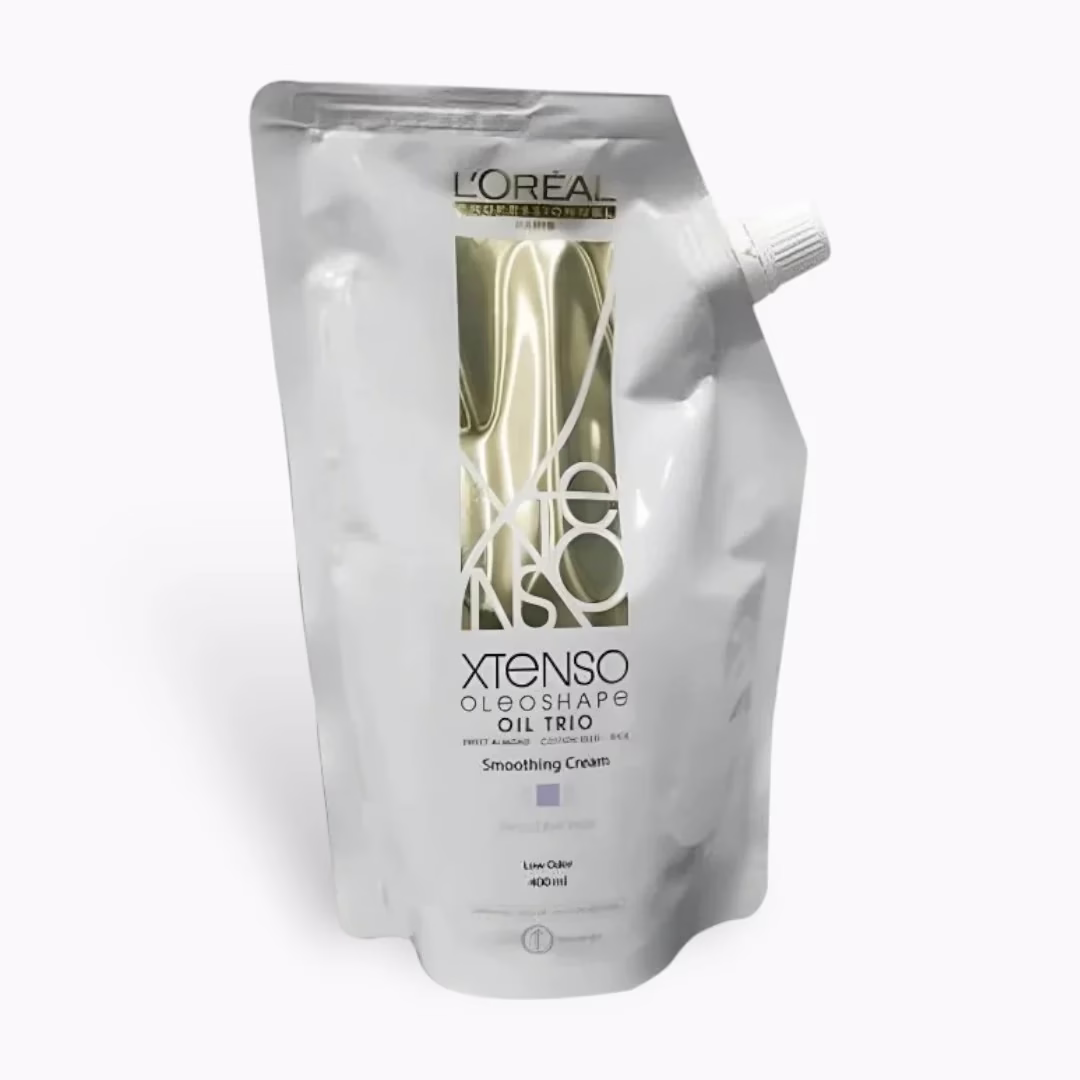 L’Oréal Xtenso Sensitized Hair Smoothing Oil Cream – 400ml for Smooth, Frizz-Free Hair