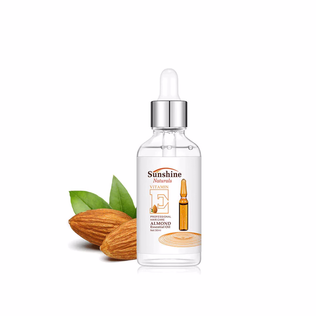 Pretty Cowry Almond Hair Oil 50ml – Nourish & Strengthen Hair Naturally
