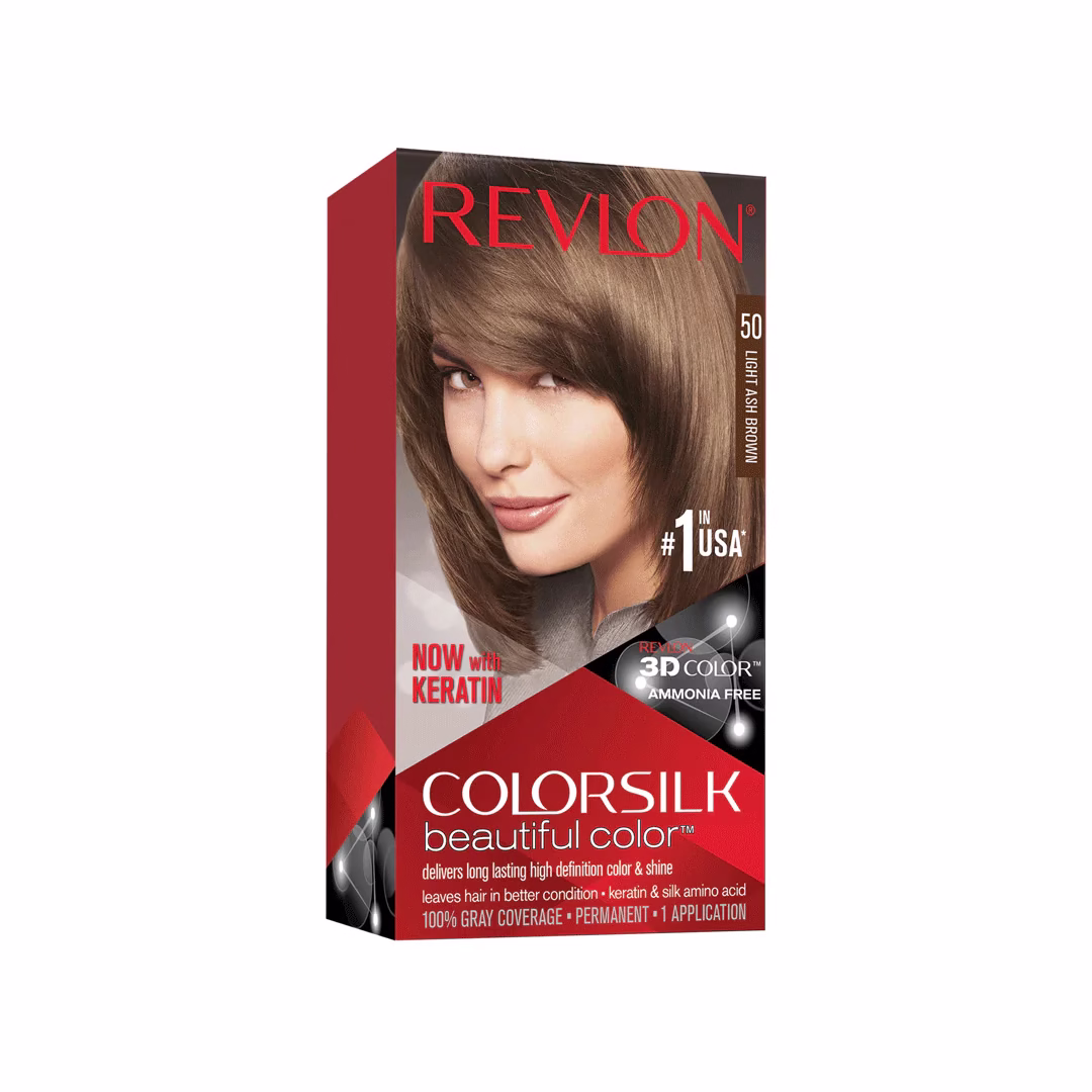 Transform Your Look with Revlon Silk 50 Light Ash Brown