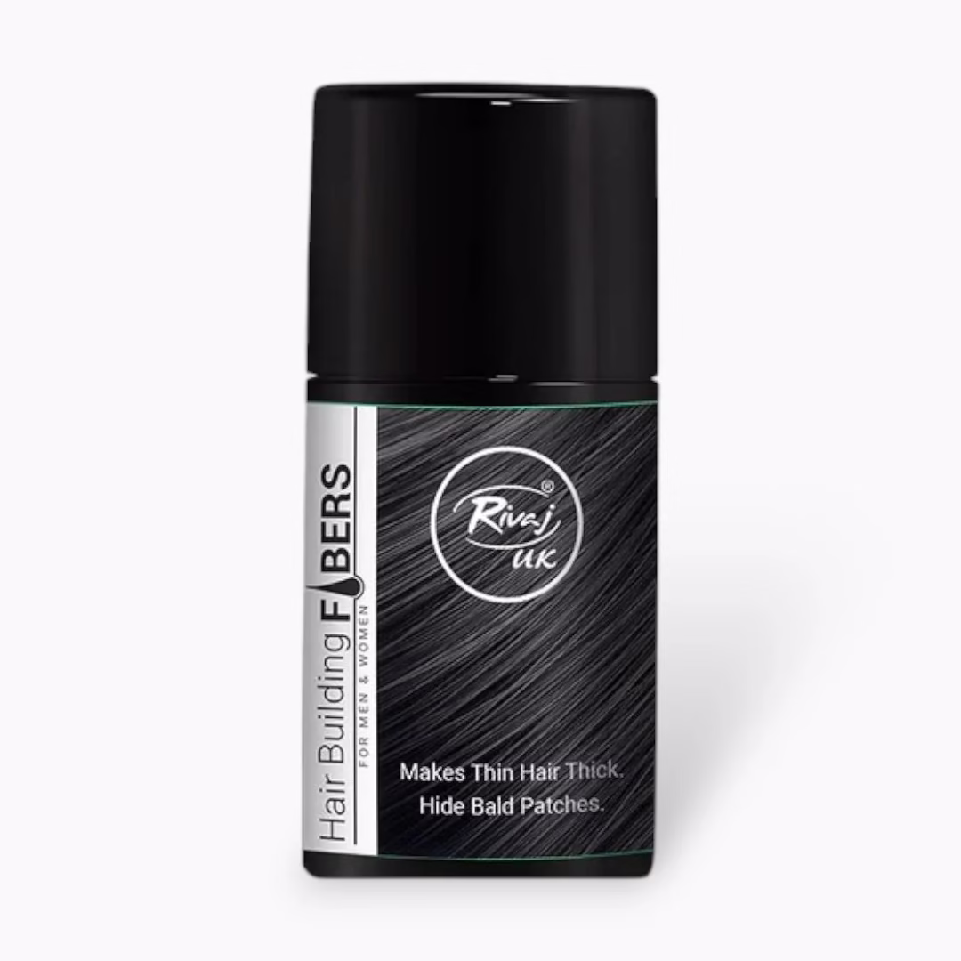 Rivaj Hair Building Fibers Brown – 25g Instant Thicker Hair