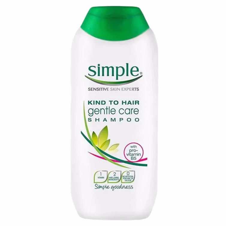 Simple Gentle Care Shampoo – For Sensitive Scalp & Hair