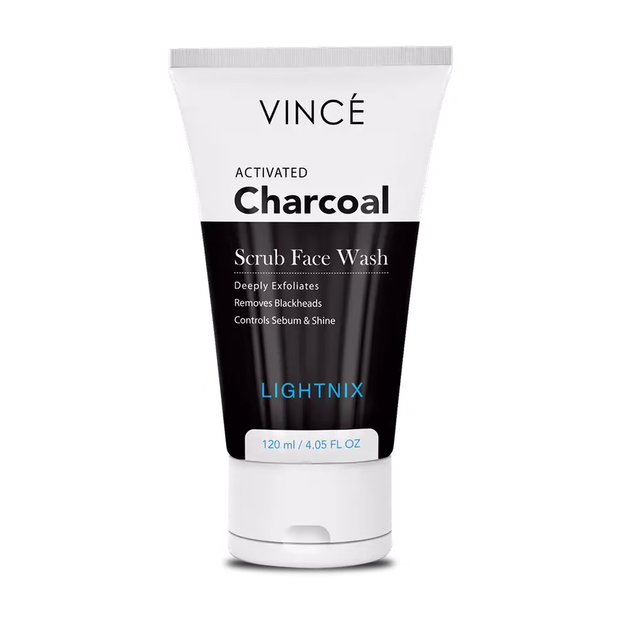 VINCE Charcoal Scrub Face Wash