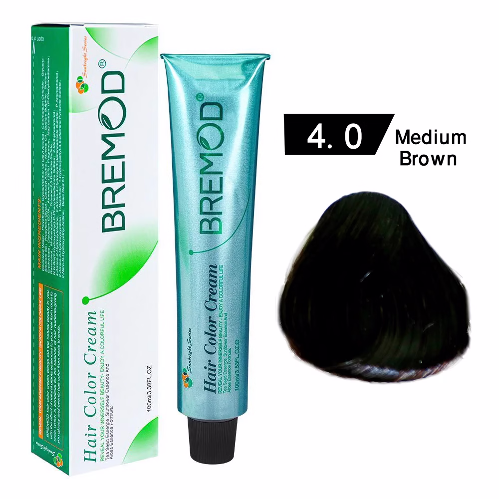 Bremod Hair Colour Medium Brown 4.0 100ml