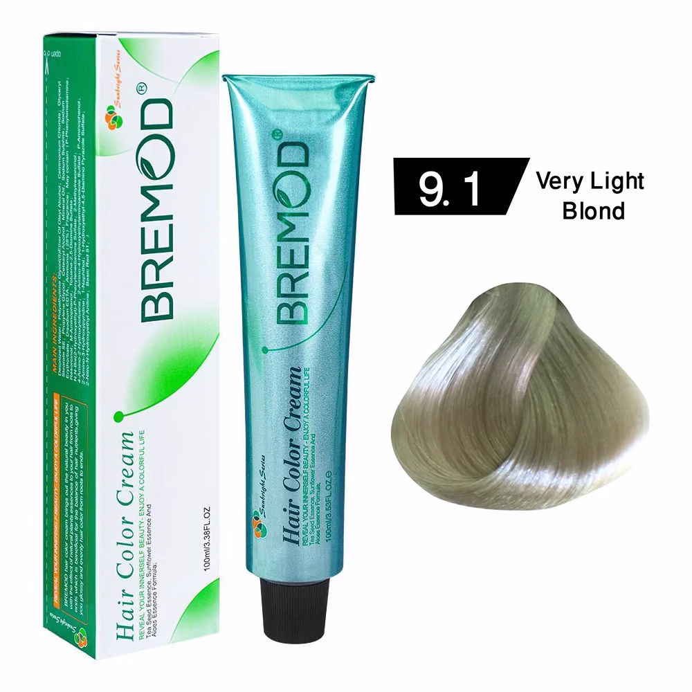 Bremod Hair Colour Very Light Blond 9.1 100ml