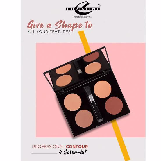 CHRISTINE PROFESSIONAL CONTOURING 4 COLOR KIT (01)