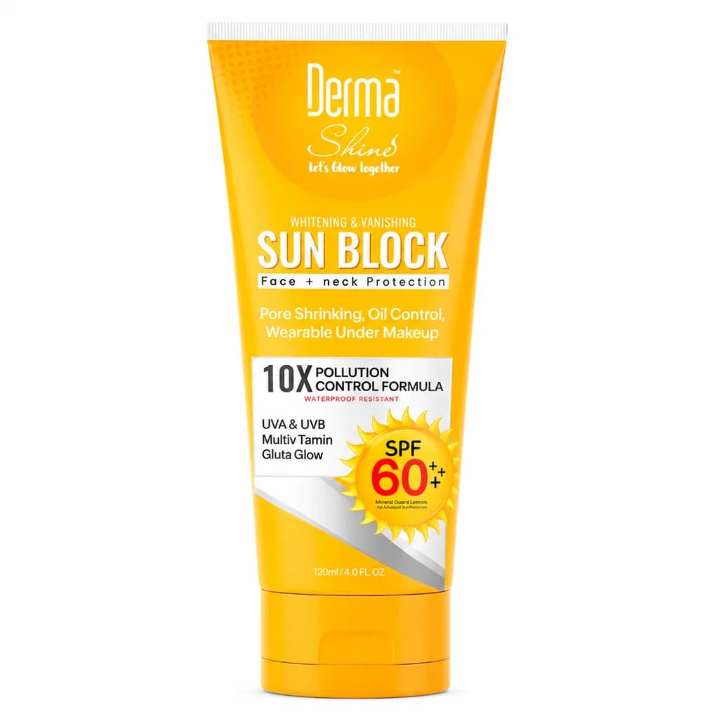 Derma Shine Sunblock SPF 60 Face & Neck