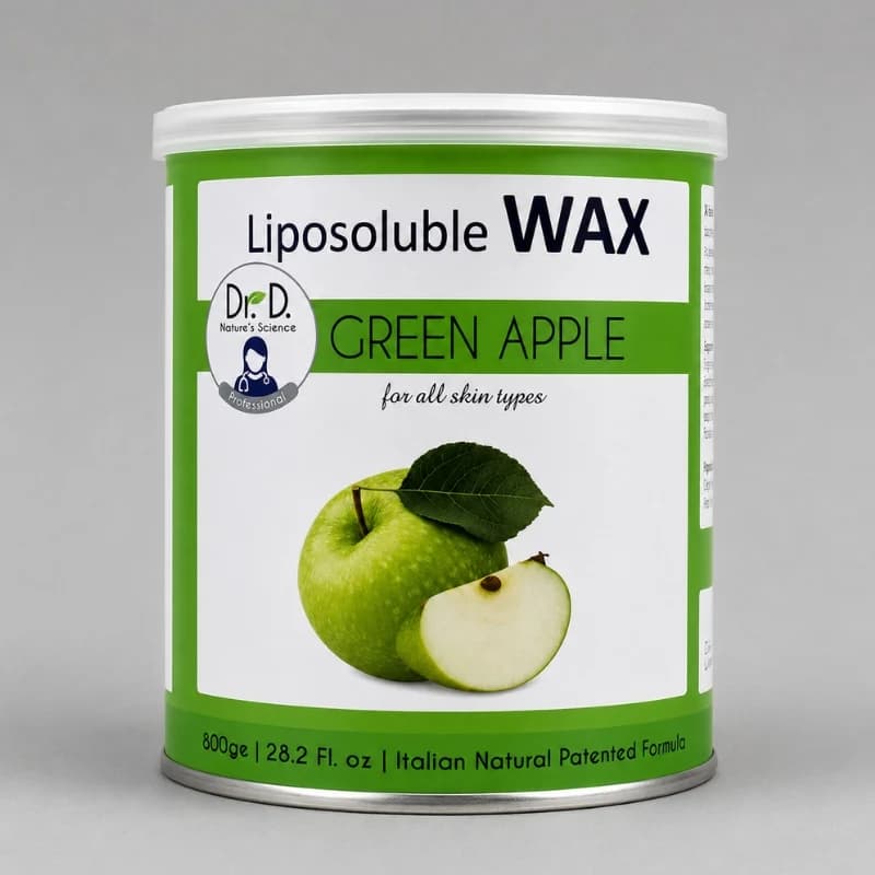 DR DERMA LIPOSOLUBLE WAX GREEN APPLE 800ML