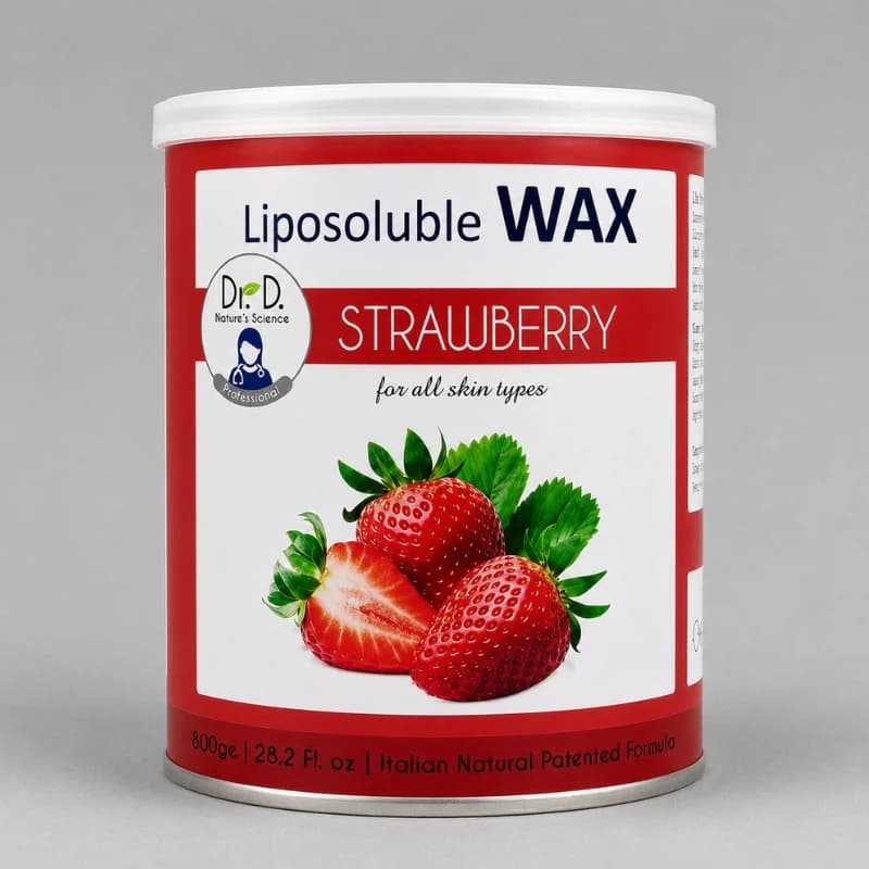 DR DERMA LIPOSOLUBLE WAX STRAWBERRY 800ML