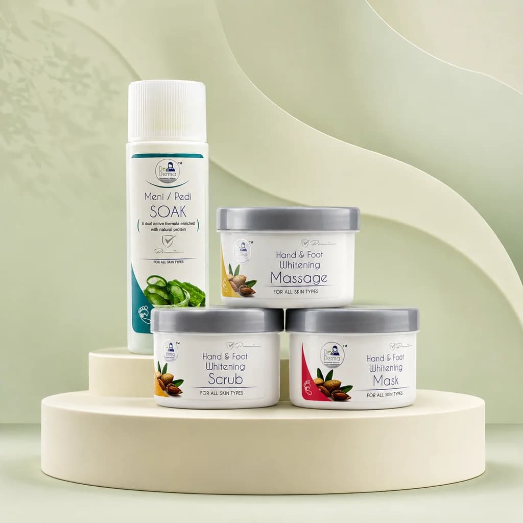 Dr. Derma Professional Hand & Foot Whitening Mani Pedi Kit (120ml, 300ml & 500ml Variants