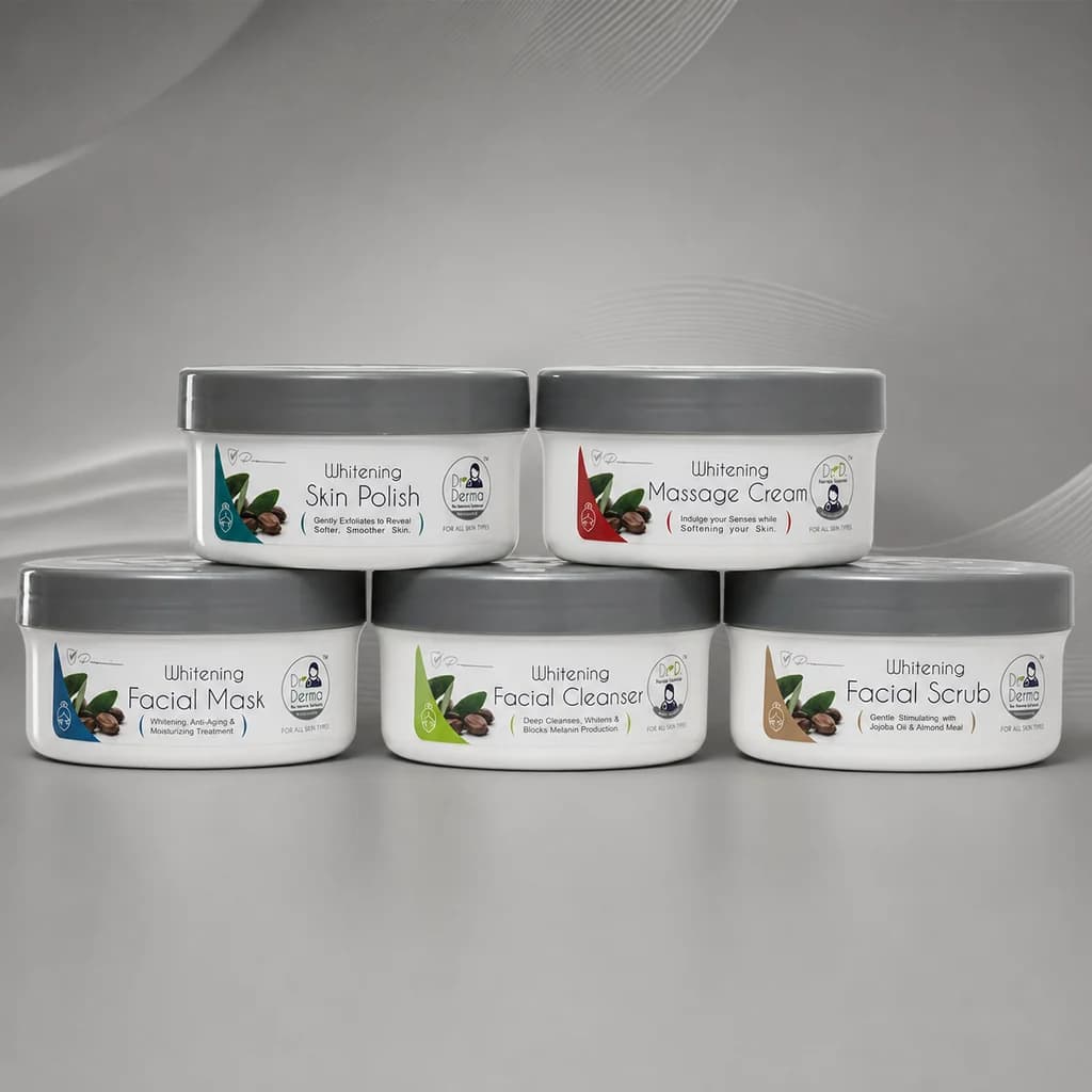 Dr. Derma Whitening Facial Kit Pack of 5 & 6 (120ml Each)